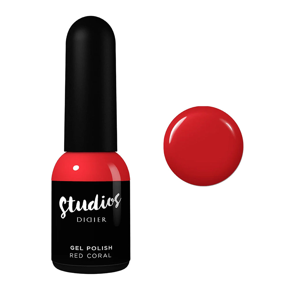 Gel polish Studios, red coral, HEMA och TPO-fri, 8ml