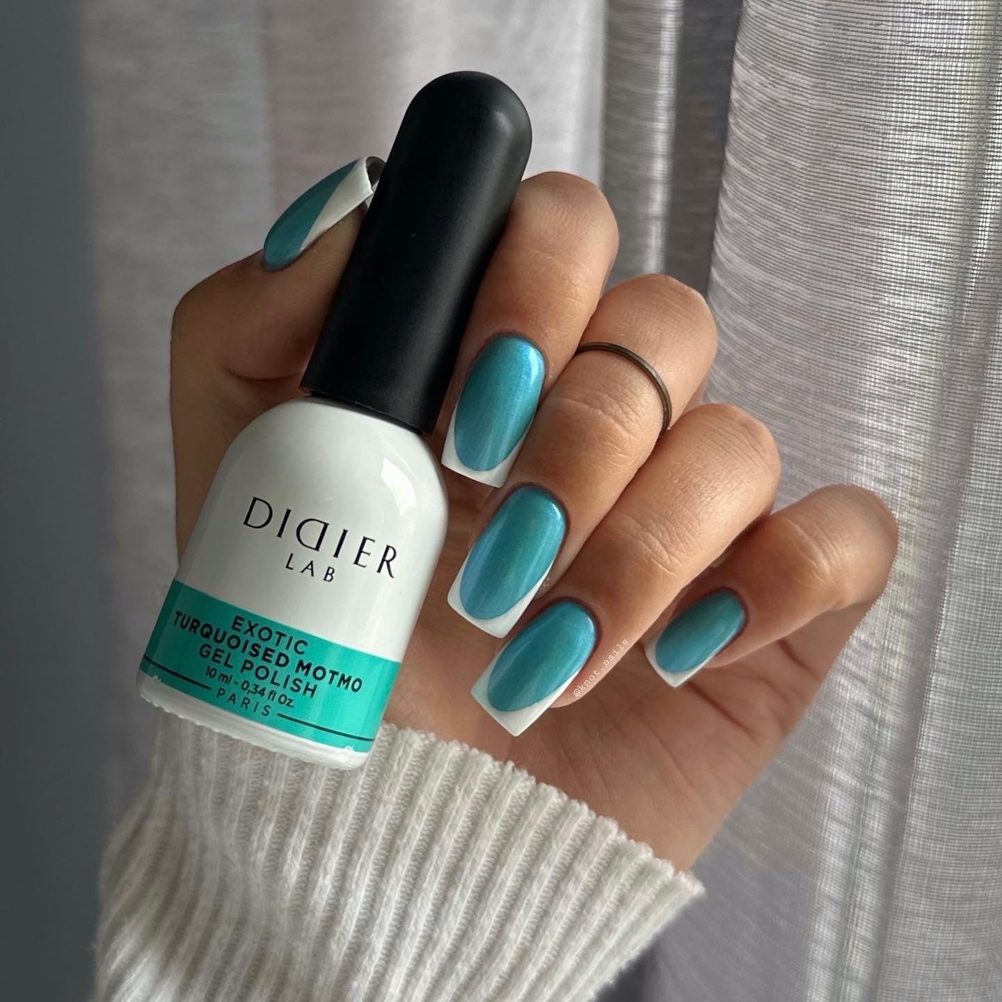 Gel polish "Didier Lab", Exotic, Turquoised Motmo, HEMA och TPO-fri10ml