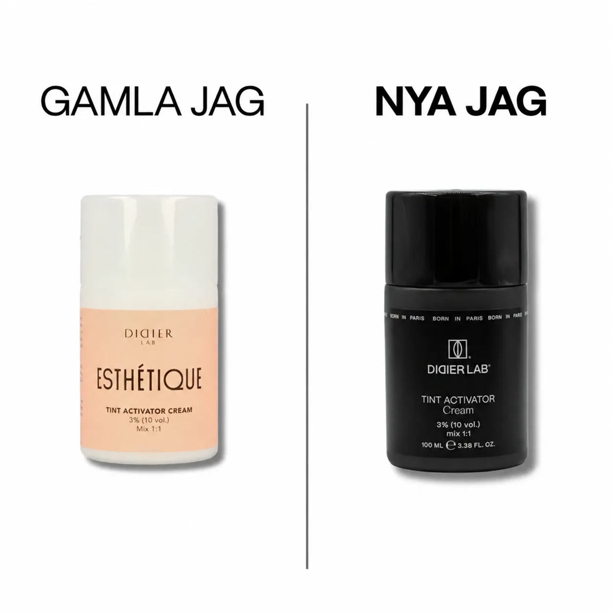 Aktiveringskräm för bryn- och fransfärg 3%, Didier Lab, 100 ml