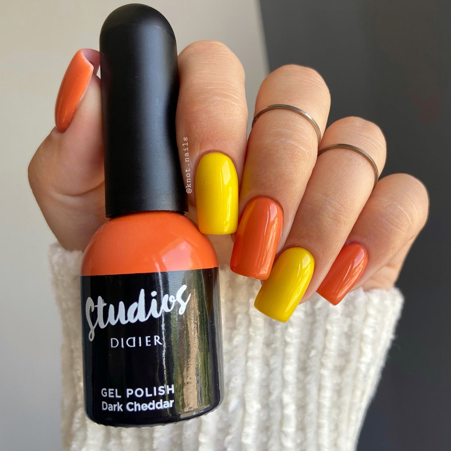 Gel nail polish Studios, dark cheddar, TPO-fri, 8ml