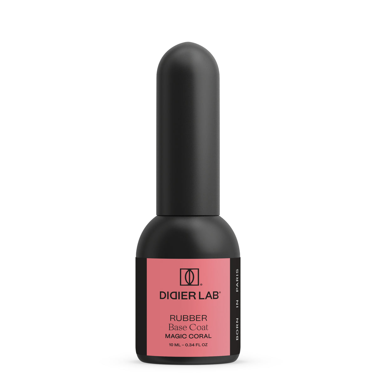 Rubber Base Coat, Magic Coral, HEMA & TPO-fri, DidierLab, 10 ml