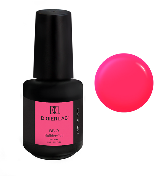 Builder Gel BBIO "Didier Lab" Hot Pink,HEMA och TPO-fri 15ml