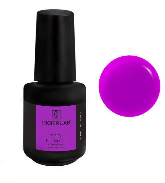 Builder Gel BBIO "Didier Lab" Magenta Glass,HEMA och TPO-fri 15ml
