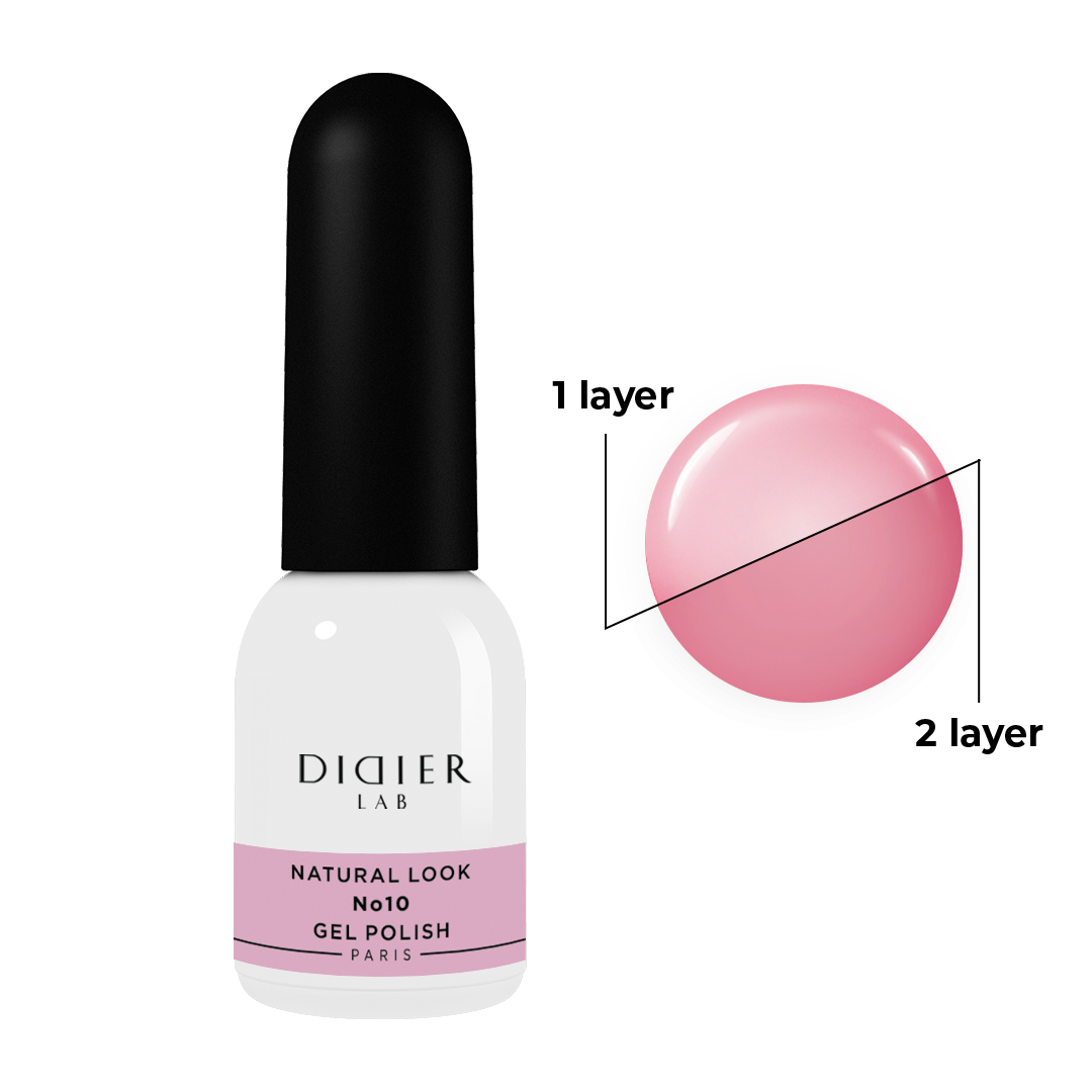 Gel polish "Didier Lab", Natural look, No10