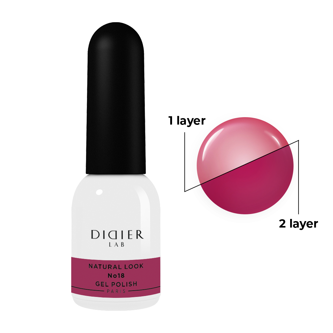 Gel polish "Didier Lab", Natural look, No18
