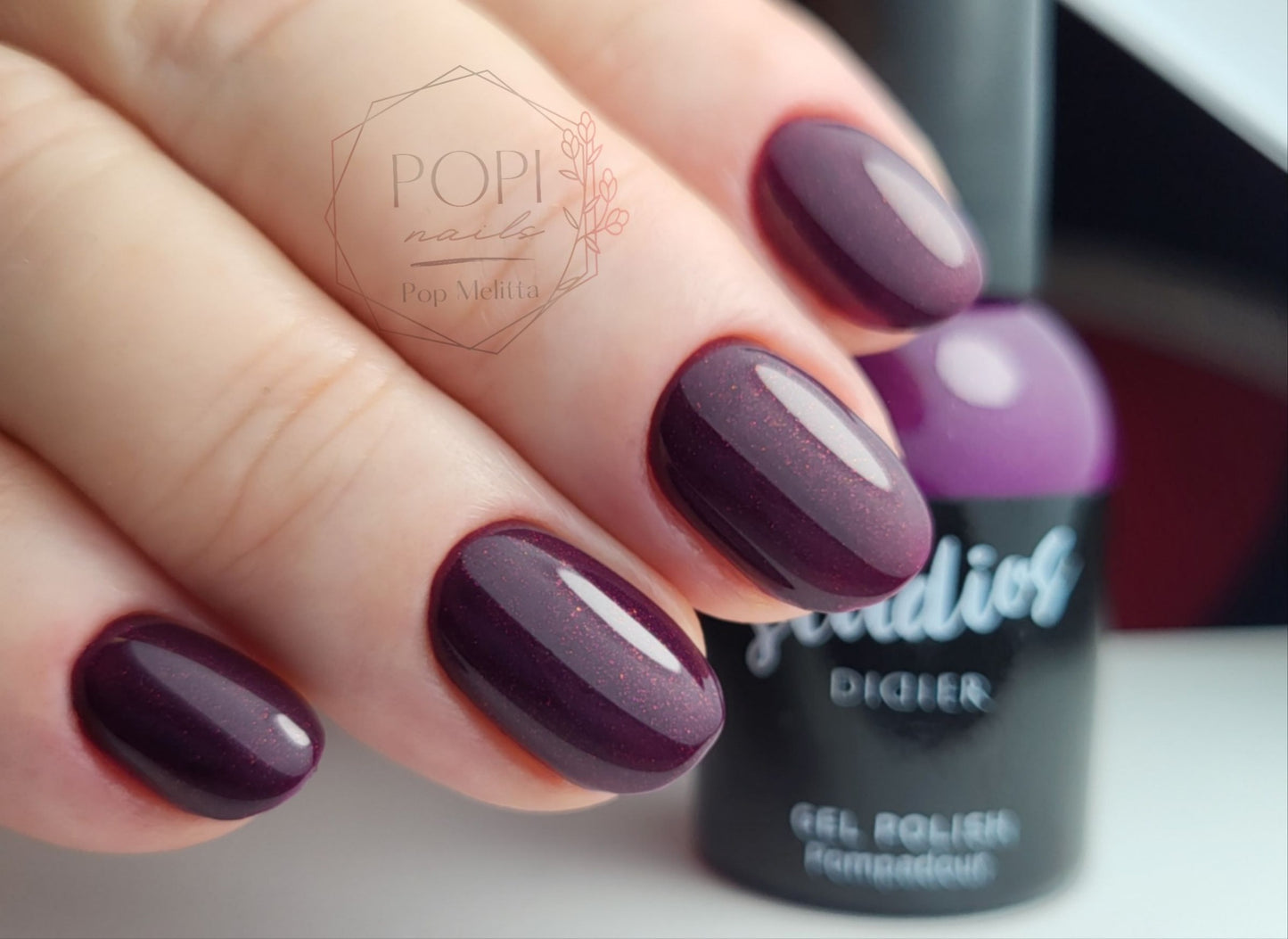 Gel polish Studios, Pompadour, HEMA och TPO-fri, 8ml