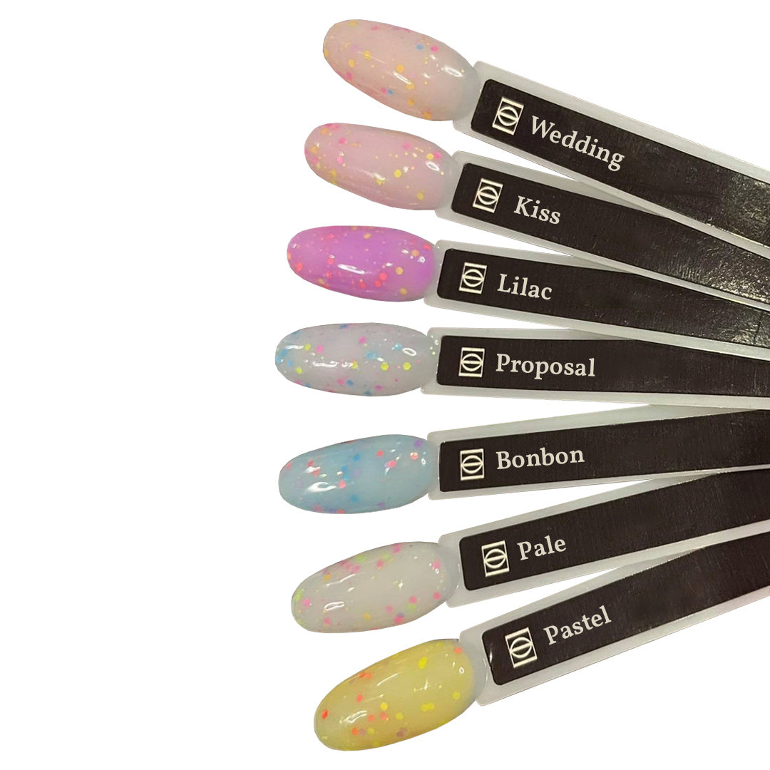 Gel polish "Didier Lab", Confetti, Wedding, 10ml