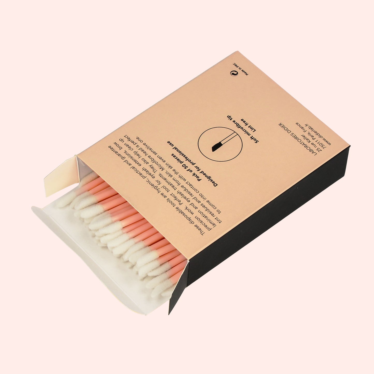 Microfibre brushes "Didier Lab" Esthétique, 50 pcs.