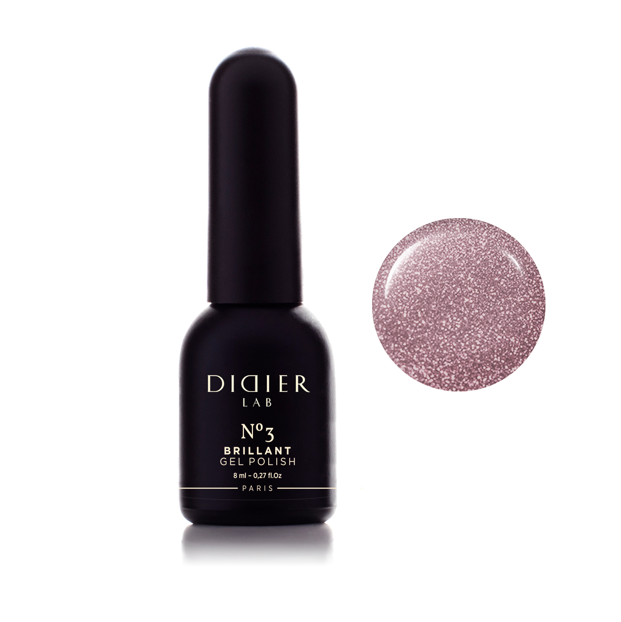 Gel polish "Didier Lab", Brillant, No3, 8ml