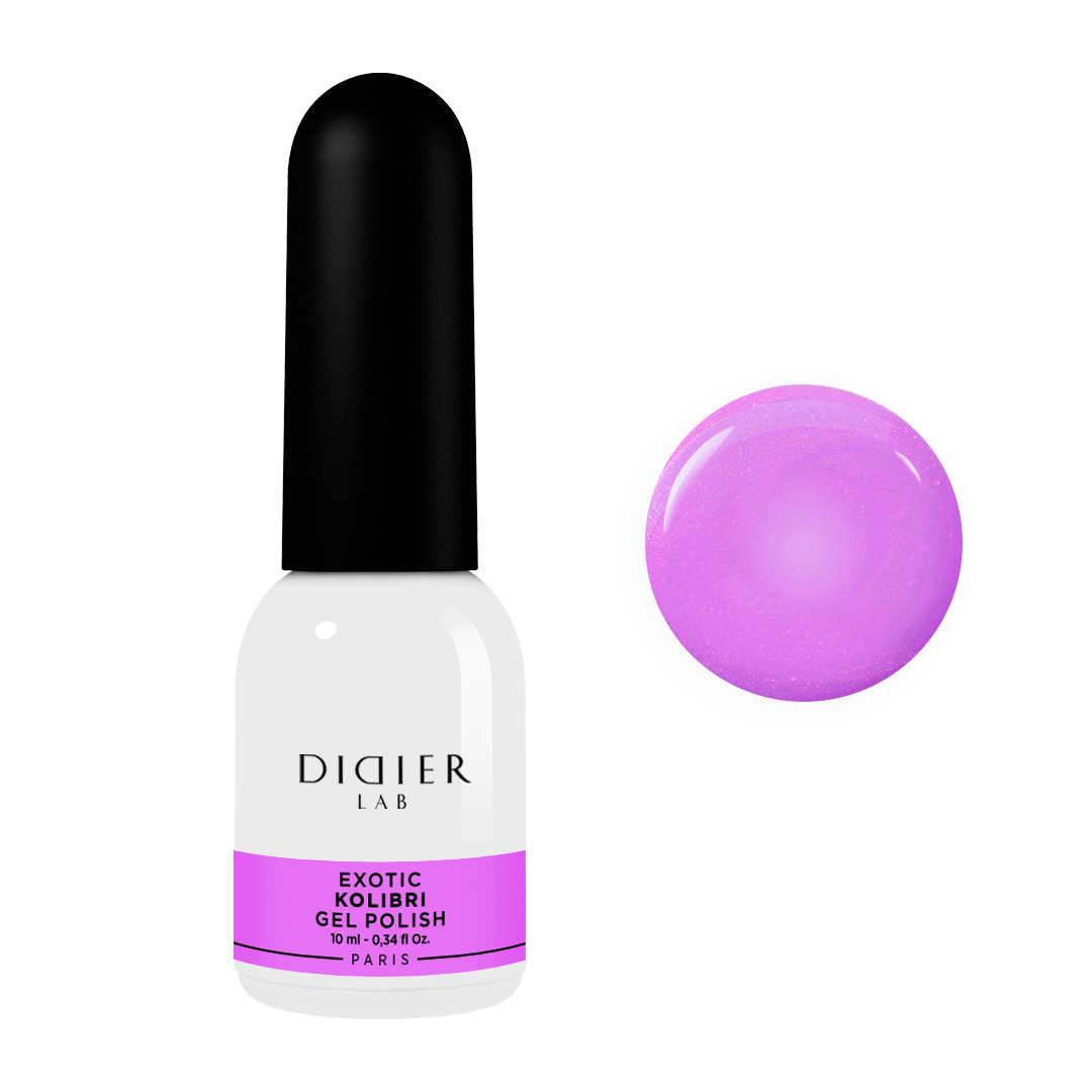 Gel polish "Didier Lab", Exotic, Kolibri, HEMA och TPO-fri, 10ml