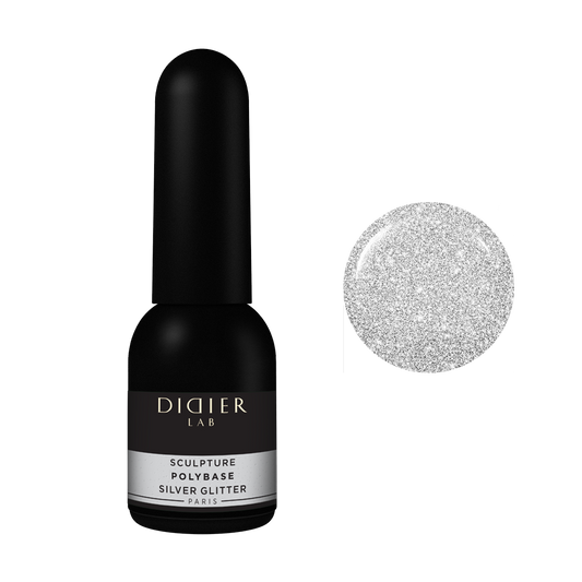 Sculpture Polybase "Didier Lab", silver glitter, 10ml