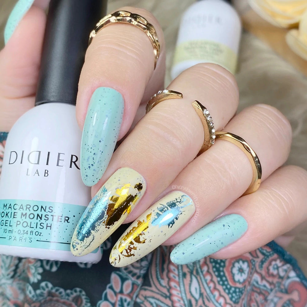 Gel polish "Didier Lab", Macarons, Cookie Monster, HEMA och TPO-fri 10 ml