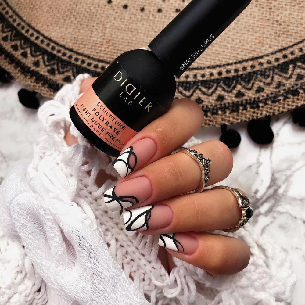 Sculpture Polybase "Didier Lab", light nude french, HEMA och and TPO-fri, 10ml