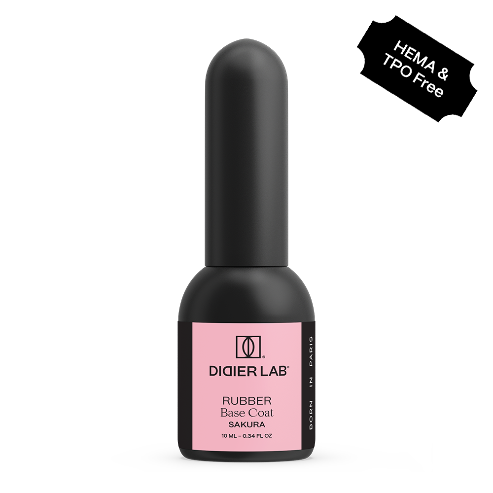 Gel polish, Rubber base coat, sakura, HEMA och TPO-fri 10ml