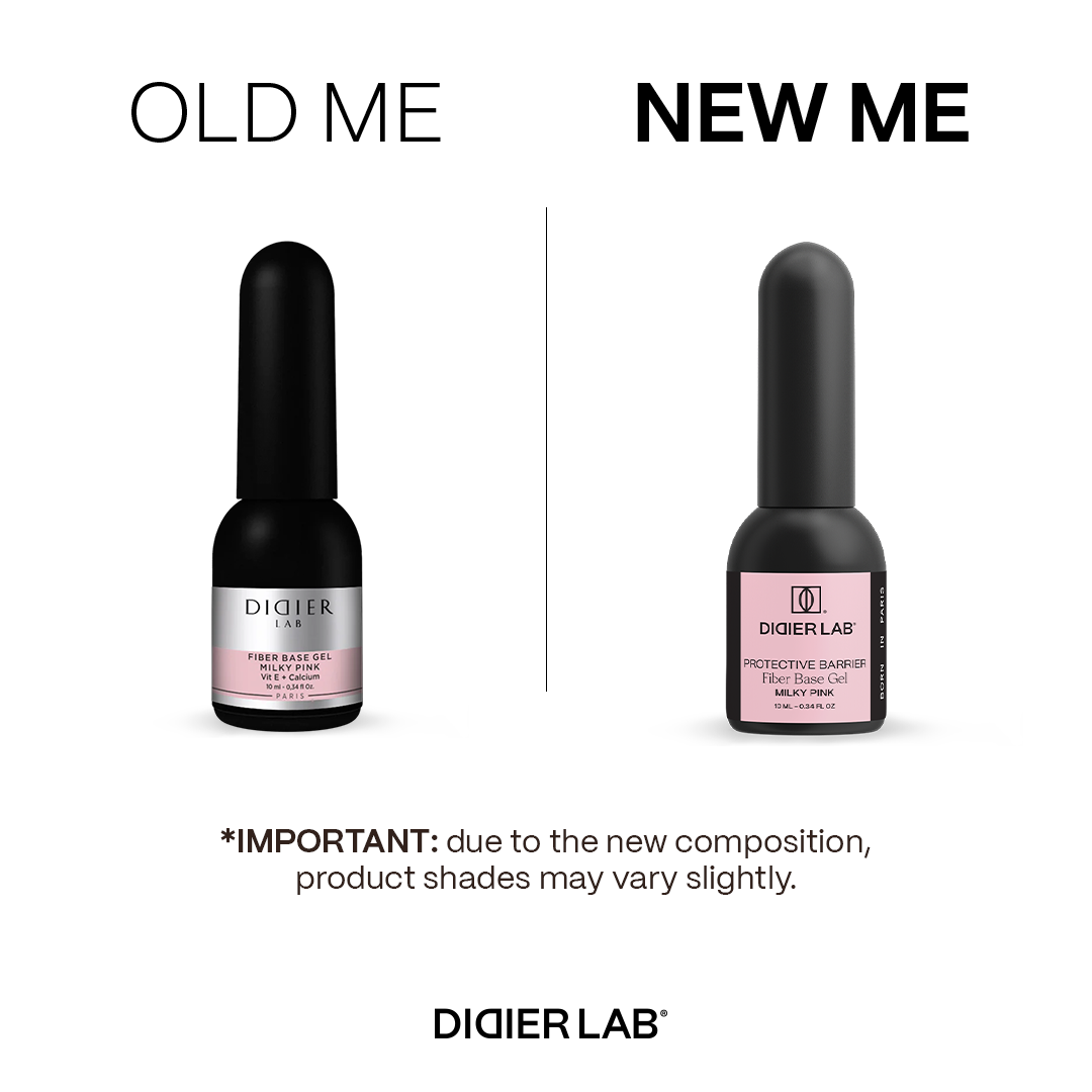 Fiber base gel "Didier Lab", Milky Pink, 10ml
