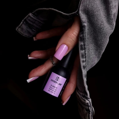 Rubber Base Coat, Soft Lilac, HEMA & TPO-fri, DidierLab, 10 ml