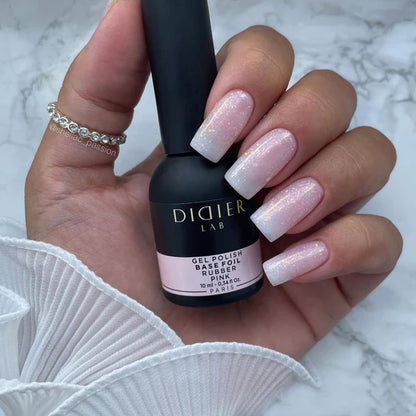 Gel polish, Rubber base foil, pink, TPO-fri, 10ml
