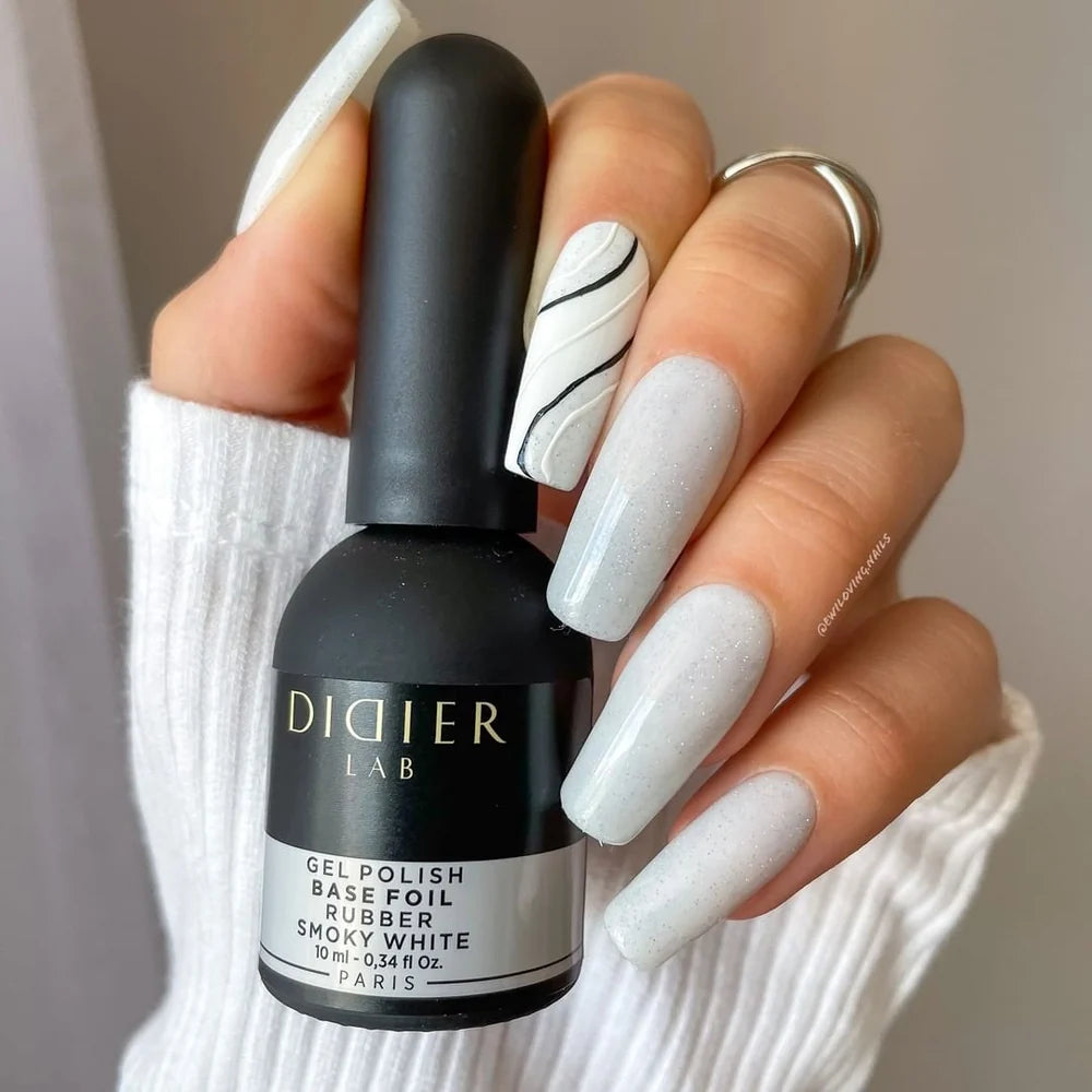 Rubber Base Coat Foil, Smoky White, TPO-fri, DidierLab, 10 ml