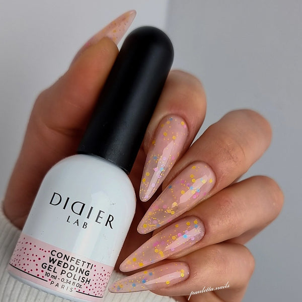 Gel polish "Didier Lab", Confetti, Wedding, 10ml