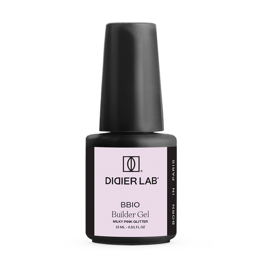 Builder Gel BBIO "Didier Lab" Milky Pink Glitter, 15ml