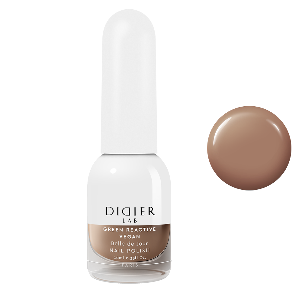 Green reactive, vegan nail polish "Didier Lab", Belle de Jour, 10ml