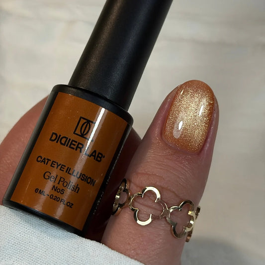 Magnetiskt gellack, CAT EYE ILLUSION N°5, 6 ml, Didier Lab