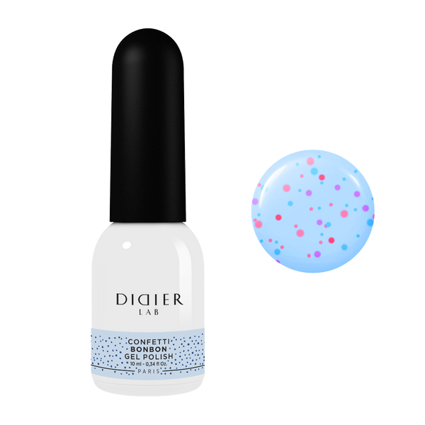 Gel polish "Didier Lab", Confetti, Bonbon, 10ml