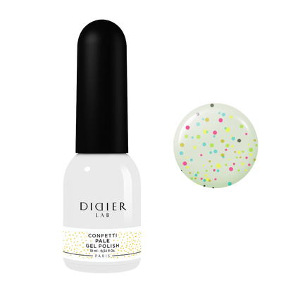Gel polish "Didier Lab", Confetti, Pale, 10ml