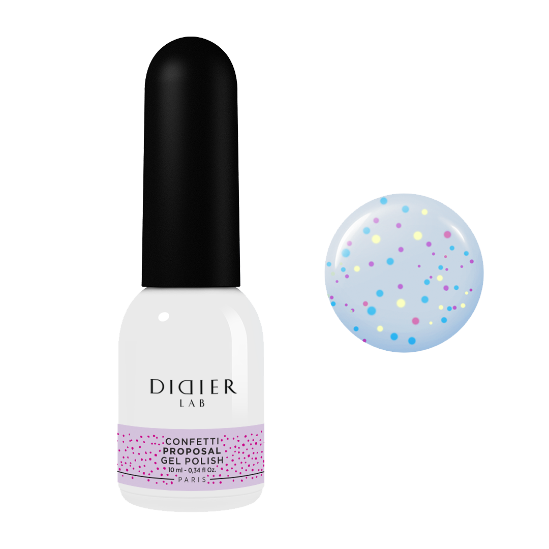 Gel polish "Didier Lab", Confetti, Proposal, 10ml