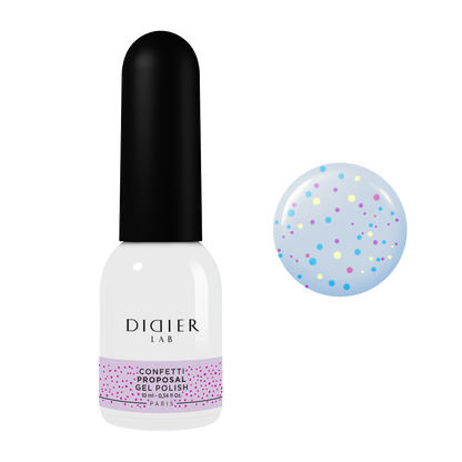 Gel polish "Didier Lab", Confetti, Proposal, 10ml