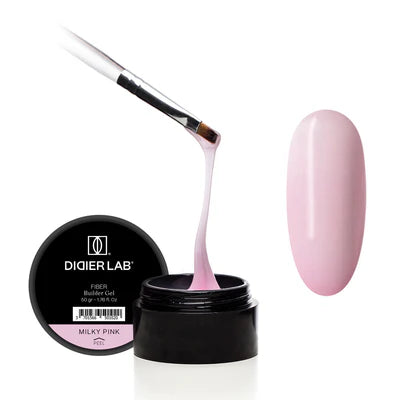 Fiber builder gel "Didier Lab", Milky Pink, 50gr