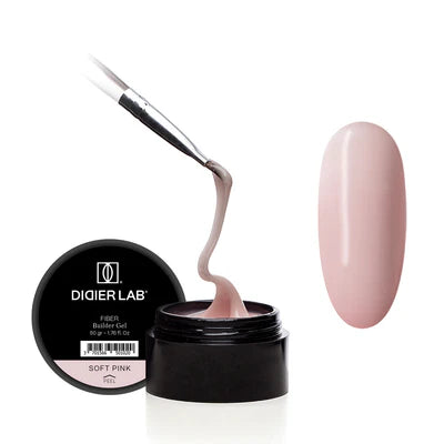 Fiber builder gel "Didier Lab", Soft Pink, 50gr