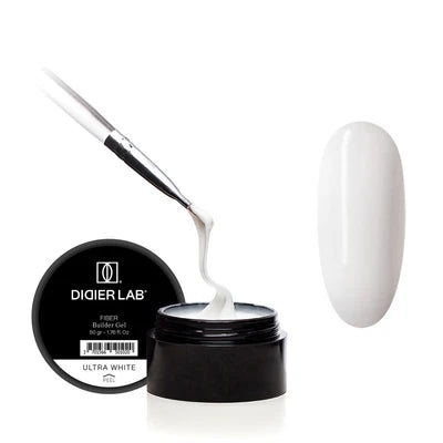 Fiber builder gel "Didier Lab", Ultra white, 50gr