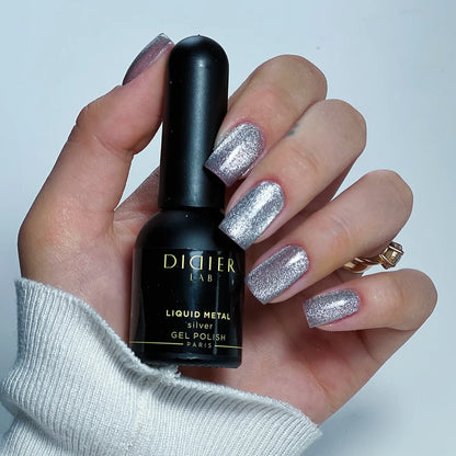 Gel Polish Liquid Metal Silver Didier Lab 10ml