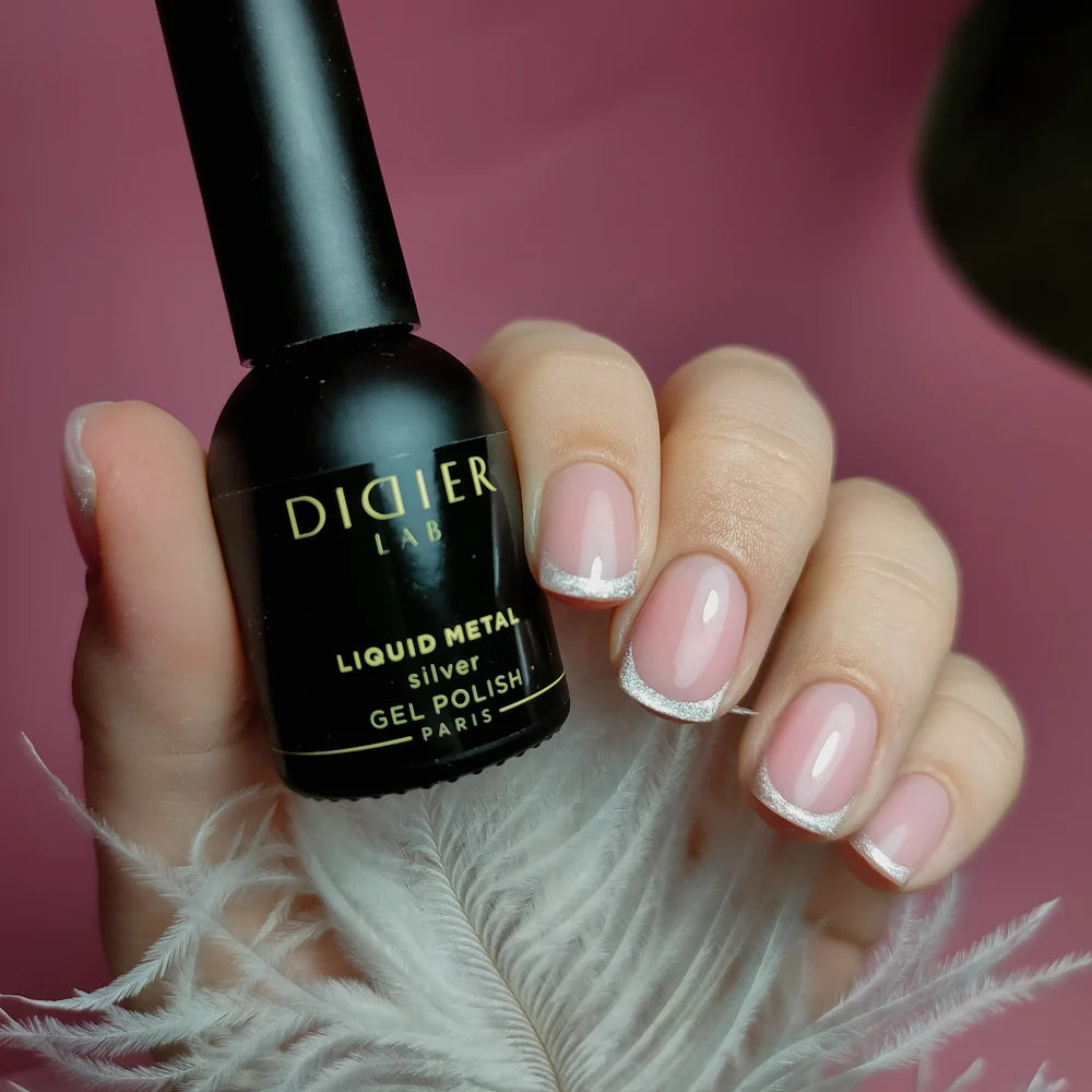 Gel Polish Liquid Metal Silver Didier Lab 10ml