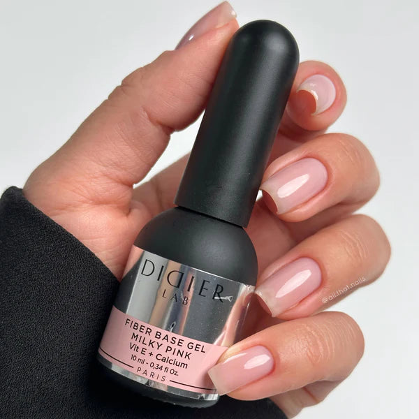 Fiber base gel "Didier Lab", Milky Pink, 10ml