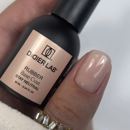 Rubber Base Coat, Stay Neutral, HEMA & TPO-fri, DidierLab, 10 ml