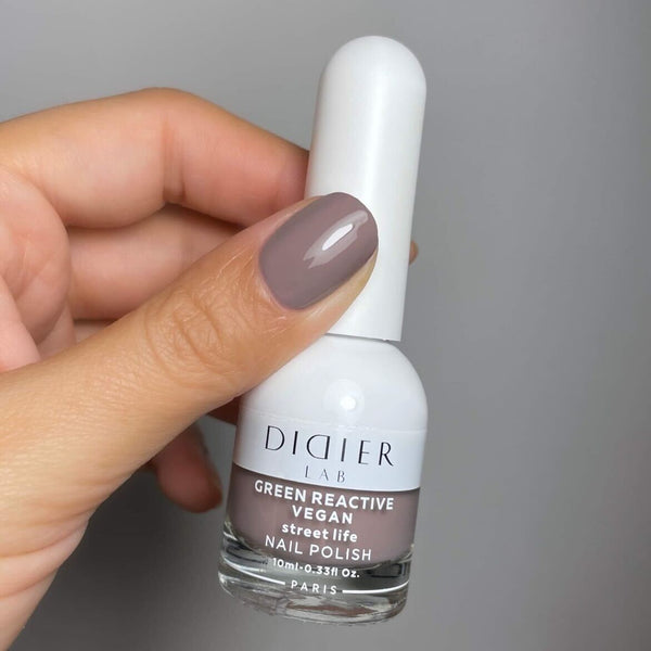 Green reactive, vegan nail polish "Didier Lab", street life, 10ml