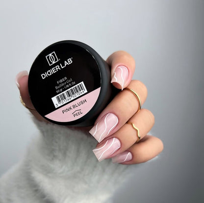 Fiber builder gel "Didier Lab", Pink Blush, 50gr