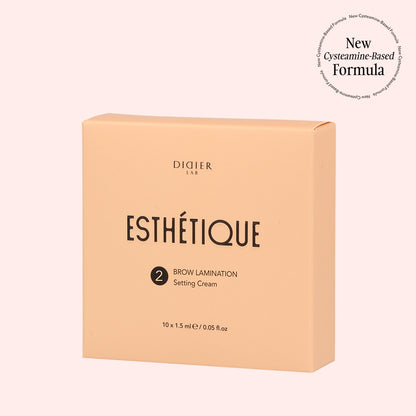 Didier Lab Esthétique Brow Lamination setting cream No. 2, 1,5 ml x 10psc.