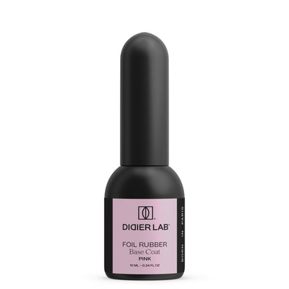 Gel polish, Rubber base foil, pink, 10ml