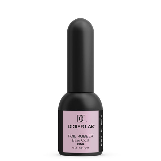 Gel polish, Rubber base foil, pink, 10ml
