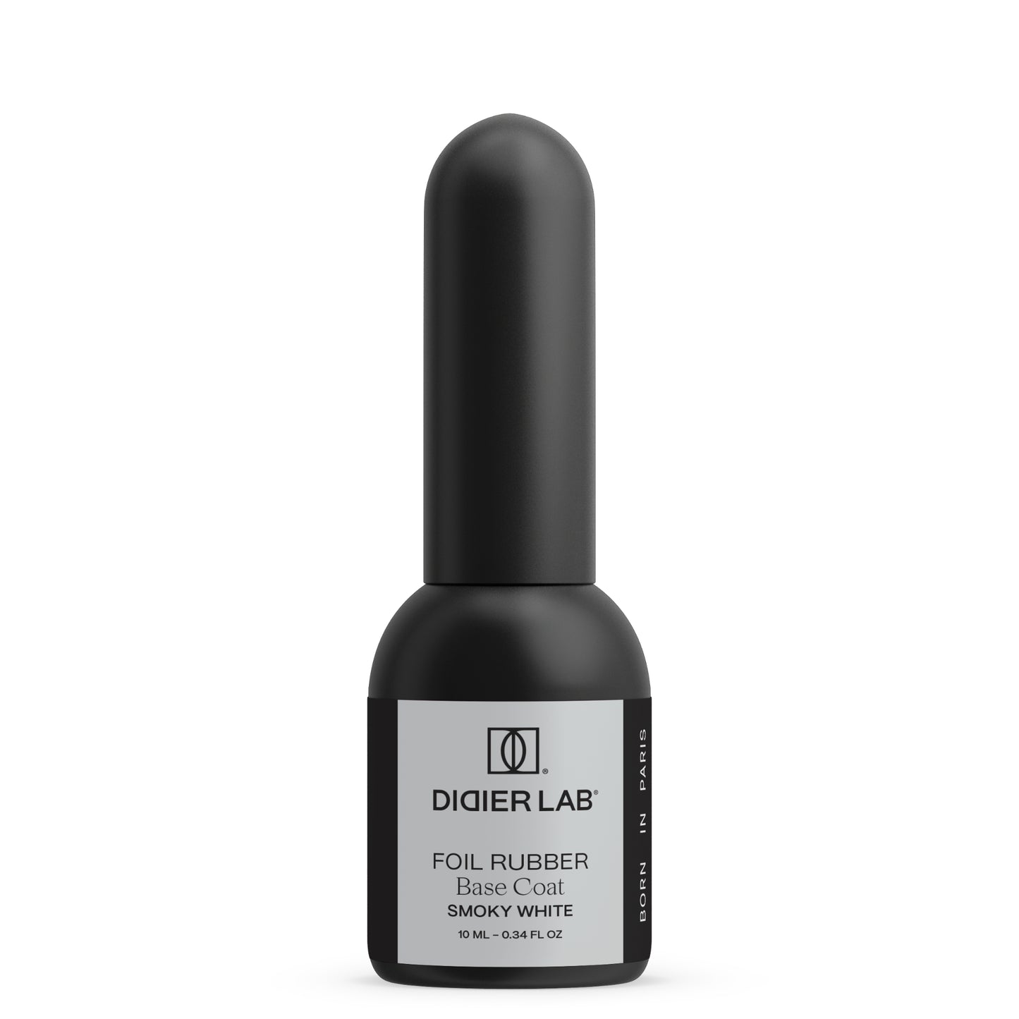Gel polish, Rubber base foil, smoky white , 10ml