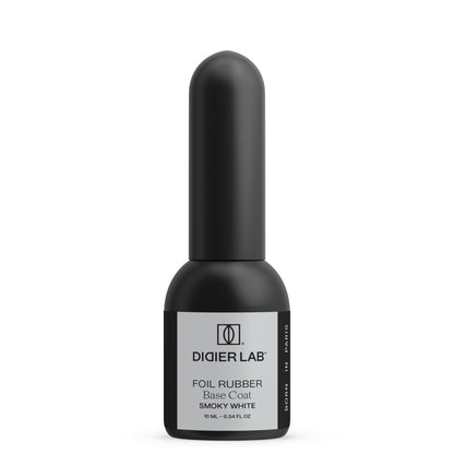 Gel polish, Rubber base foil, smoky white , 10ml