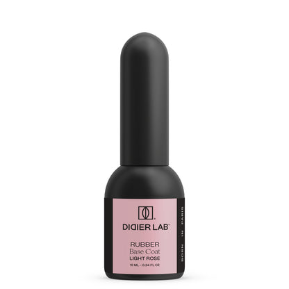 Gel polish, Rubber base coat, light rose, 10ml