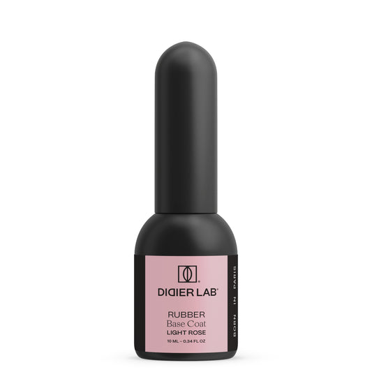 Gel polish, Rubber base coat, light rose, 10ml