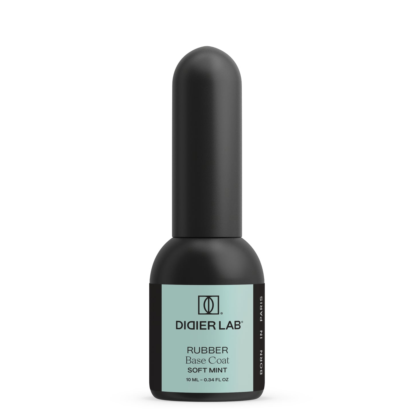 Gel polish, Rubber base coat, soft mint, 10ml