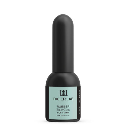 Gel polish, Rubber base coat, soft mint, 10ml