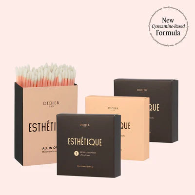 Didier Lab Esthétique Brow Lamination Set with Microfiber Brushes, 3x10 psc.x1,5 ml