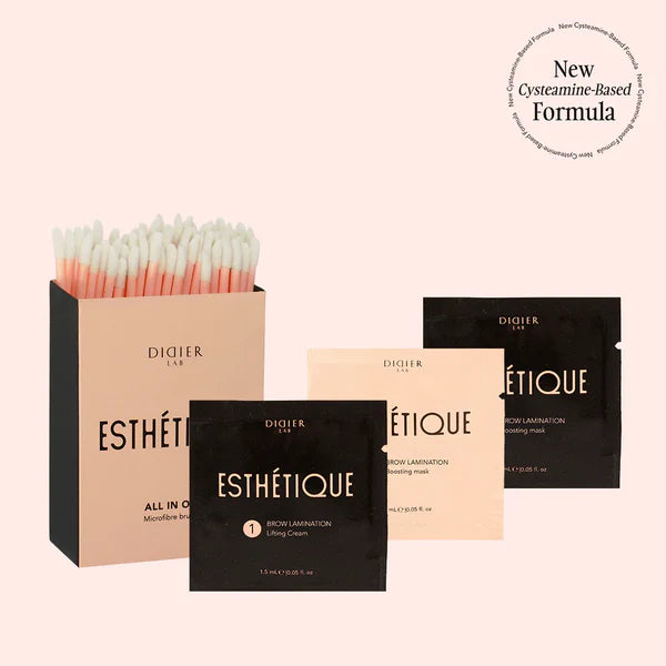 Didier Lab Esthétique Brow Lamination Set with Microfiber Brushes, 3x1 psc.x1,5 ml